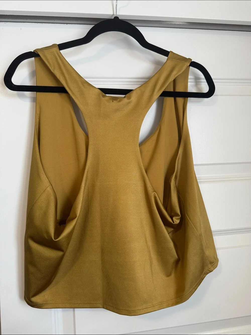 Fabletics Gold Shine Built-In Bra Tank - Picture 3 of 4